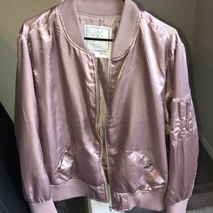 Satin bombers jacket